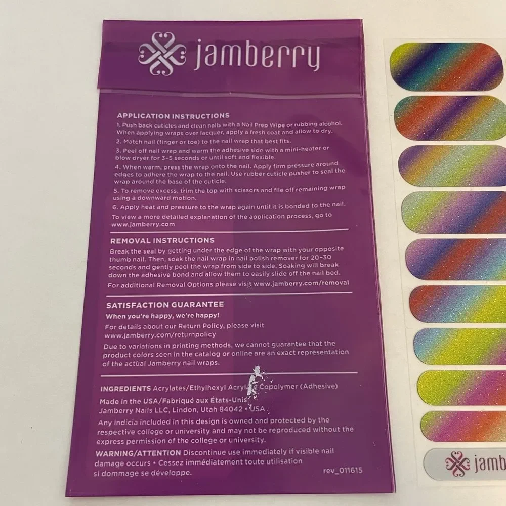 Jamberry Cosmic Full Sheet Nail Wraps A909